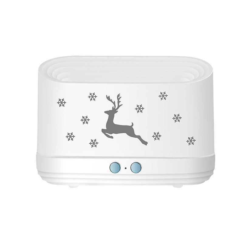 Diffuseur d'Huiles Essentielles Effet Flamme avec Design de Noël : Une Ambiance Féérique Chez Vous